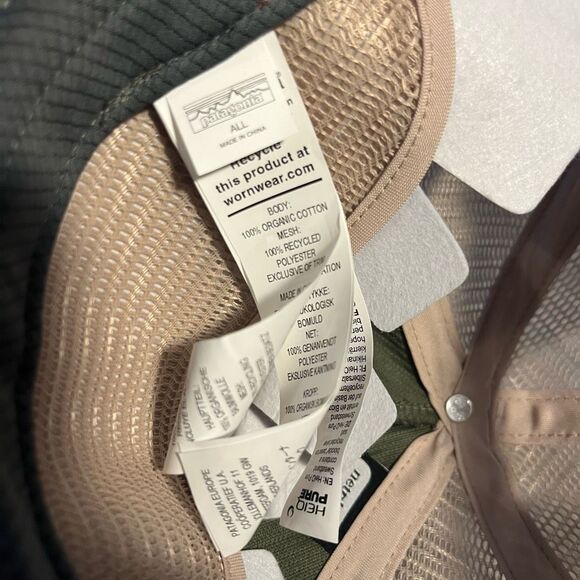 Patagonia Green Corduroy Athletic Casual SnapBack Hat - Picture 5 of 6